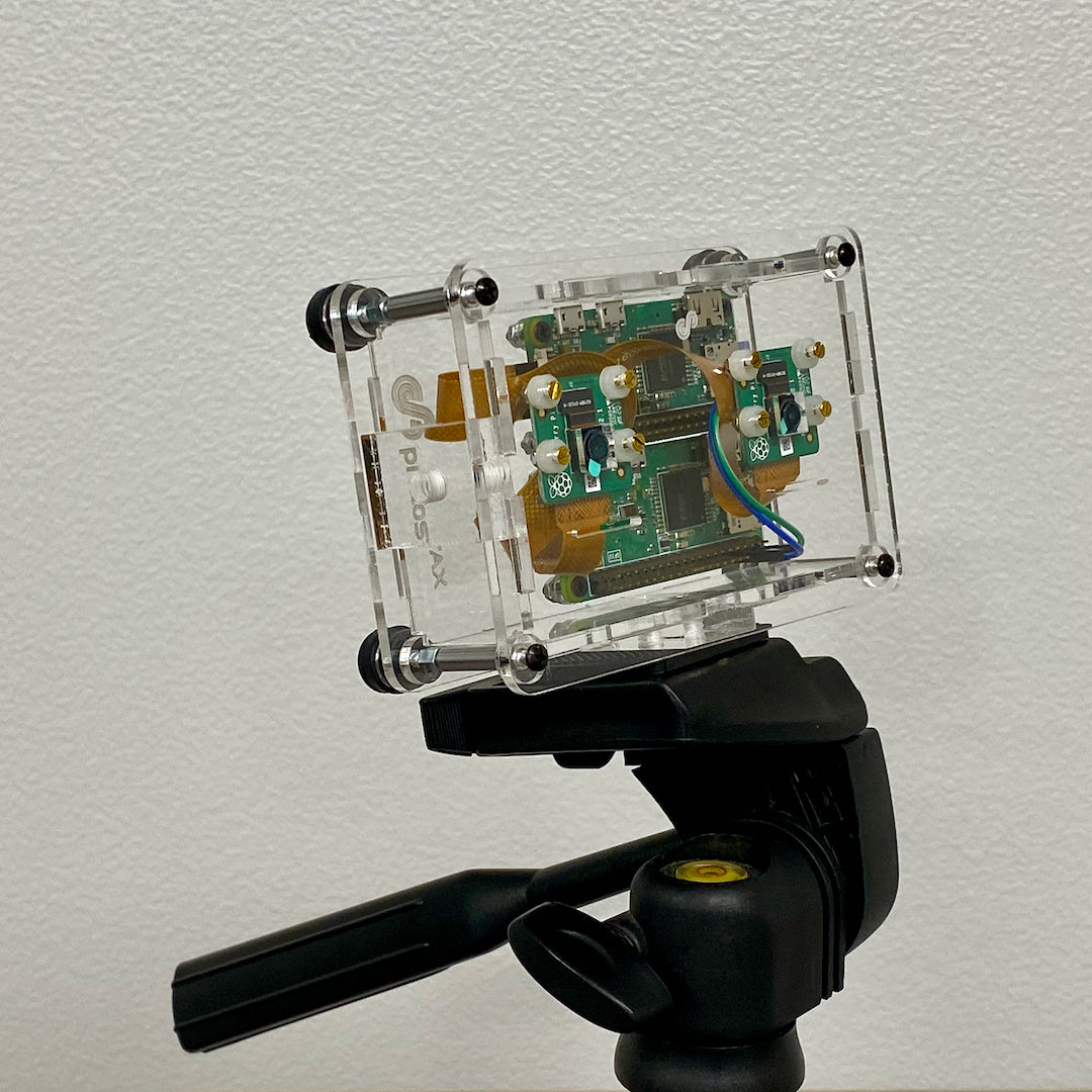 ProtoStax Stereoscopic 3D Camera Kit for Raspberry Pi Camera - 60mm Stereo Base