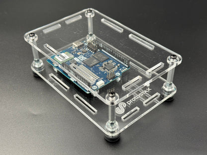 ProtoStax Enclosure for Arduino with Arduino UNO Q in Open Configuration
