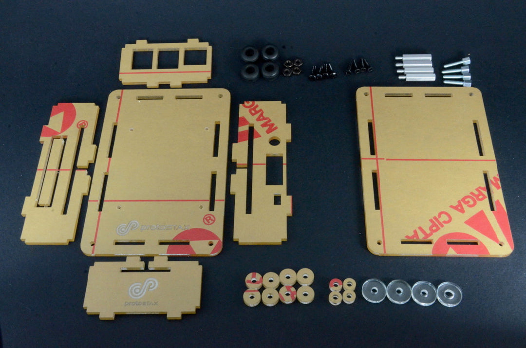 ProtoStax Enclosure for Raspberry Pi B+ / Model 4B - Parts list