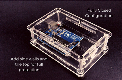 ProtoStax for Arduino - Fully closed enclosure configuration