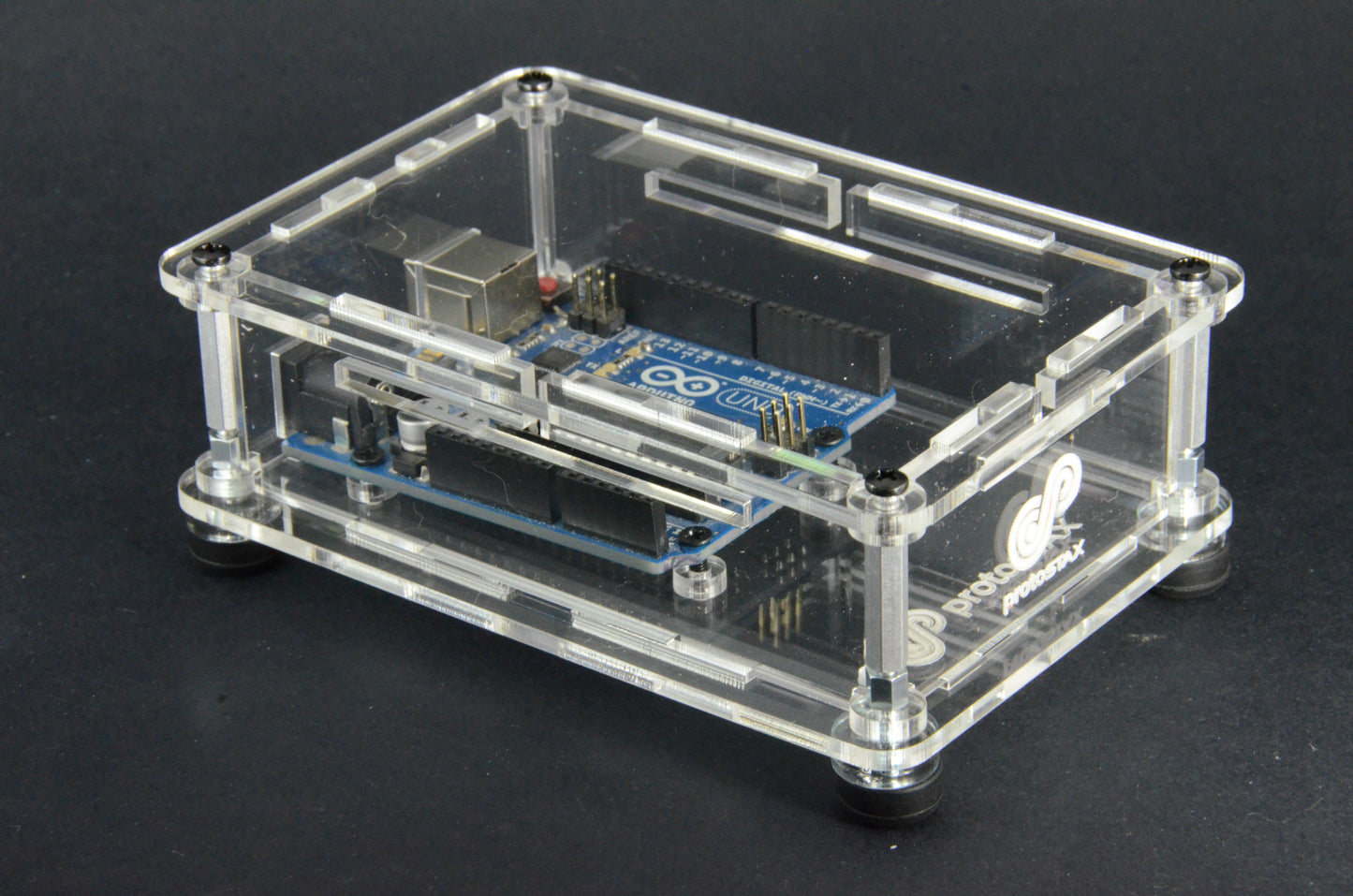 ProtoStax for Arduino - Fully closed enclosure configuration