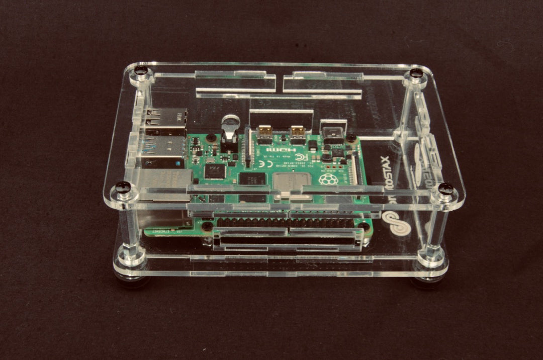 ProtoStax Enclosure for Raspberry Pi B+ / Model 4B - Fully Closed Configuration