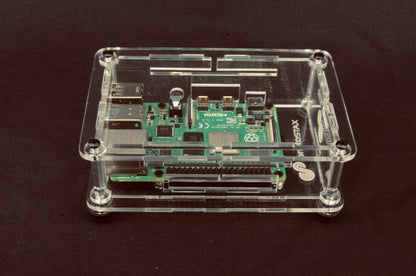 ProtoStax Enclosure for Raspberry Pi B+ / Model 4B - Fully Closed Configuration