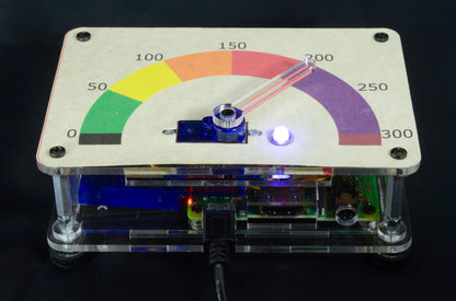 ProtoStax Analog Gauge Scale for Air Quality Index