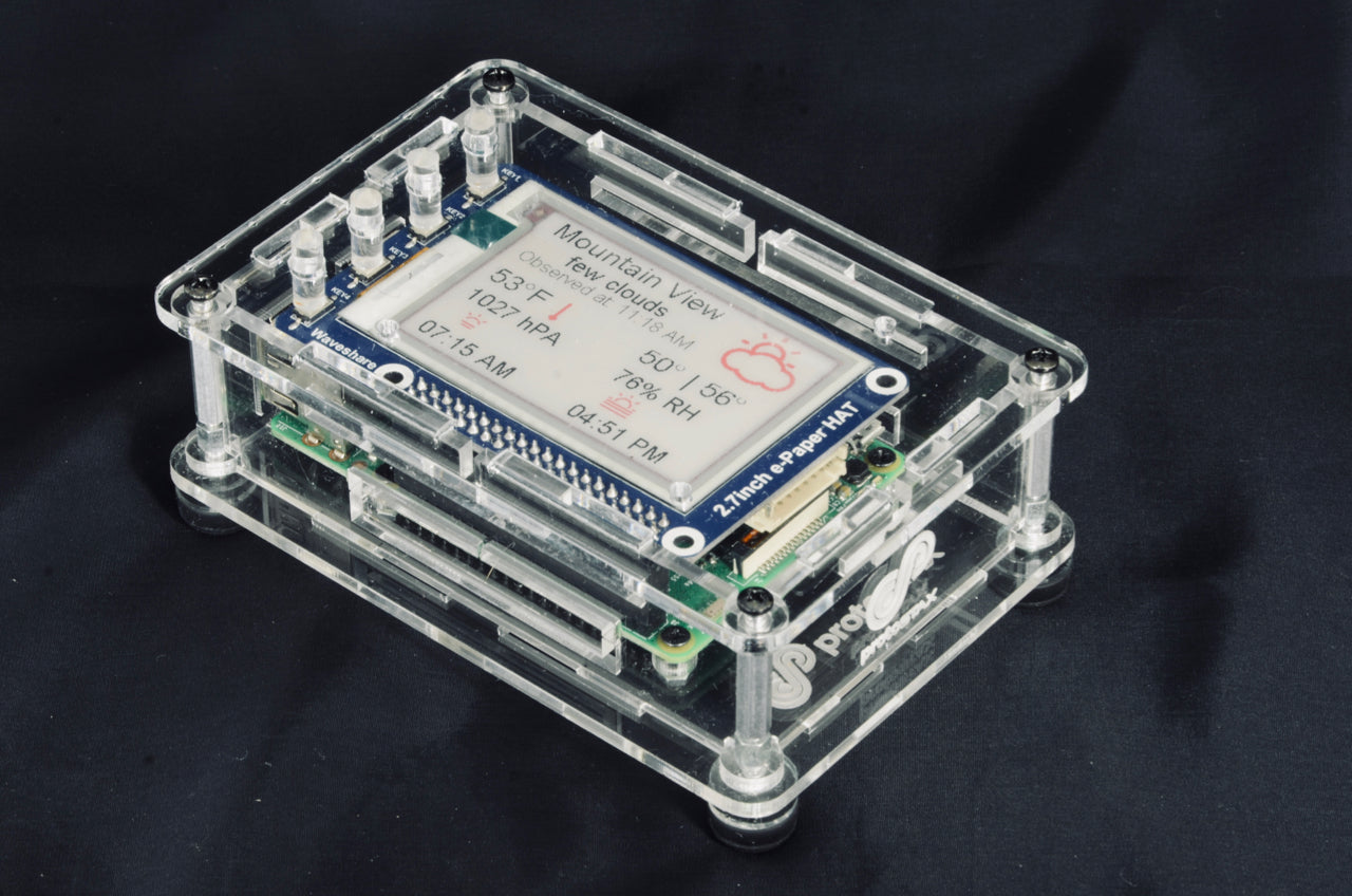 ProtoStax Add-On for Waveshare 2.7 inch ePaper Display HAT