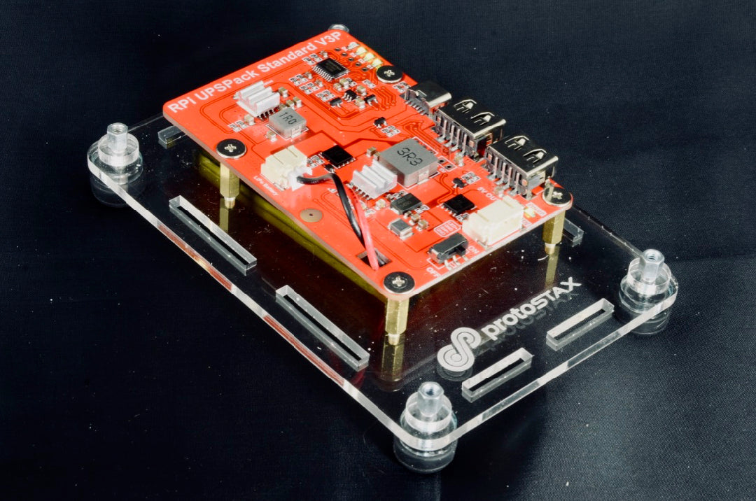 ProtoStax Enclosure for RPI UPSPack Standard V3 - Platform Configuration