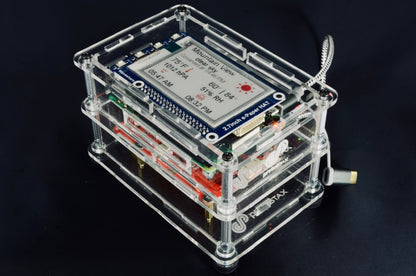 ProtoStax Enclosure for RPI UPSPack Standard V3 - Vertically Stacked with RPi