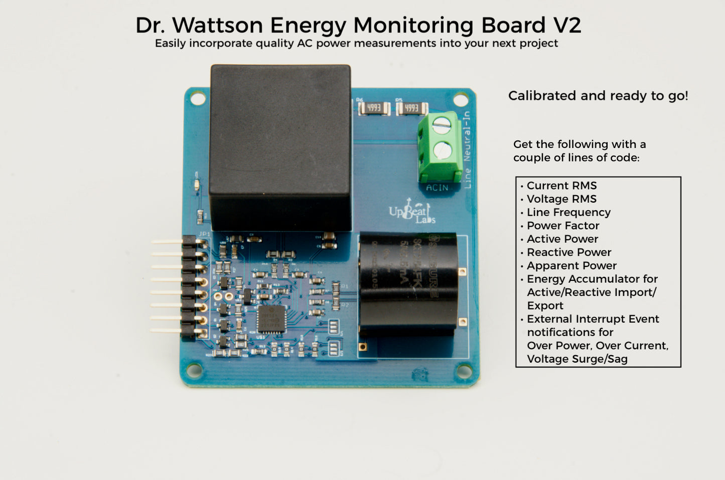 Dr. Wattson Energy Monitoring Board V2