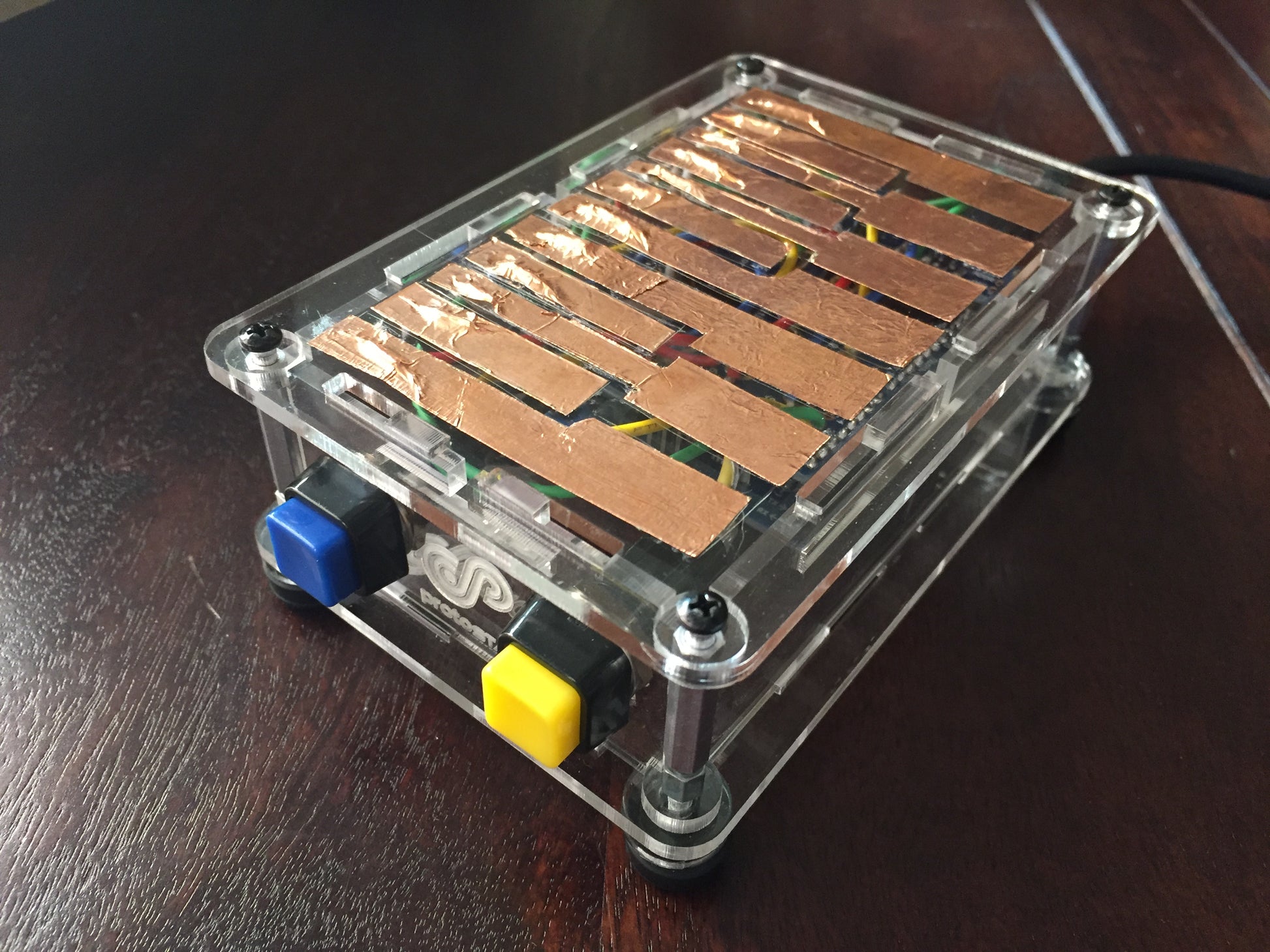 ProtoStax Enclosure for Arduino - Multi-Octave Portable Capacitive Touch Piano Project