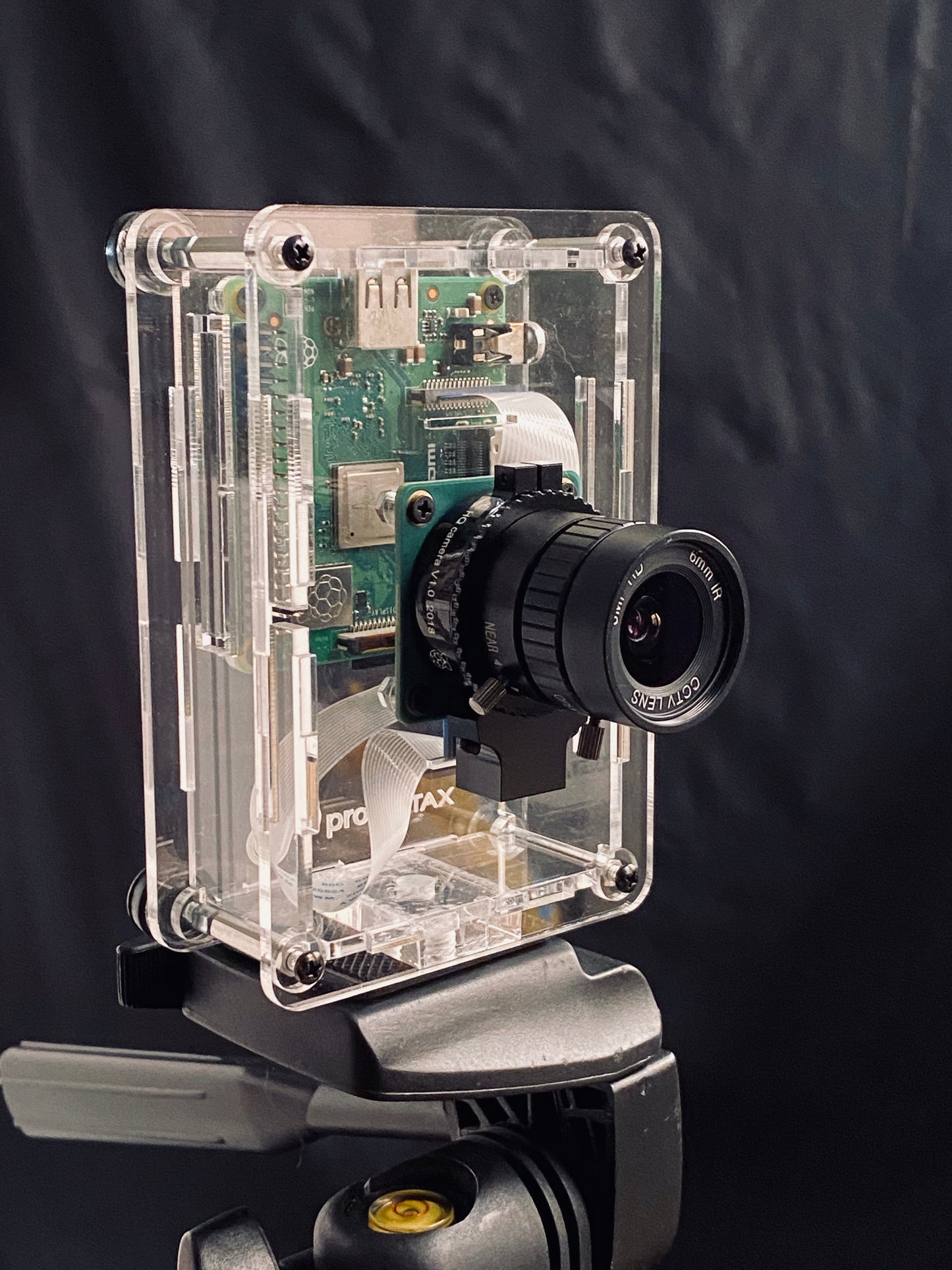 ProtoStax Camera Kit for Raspberry Pi High Quality Camera with ProtoStax Enclosure for Raspberry Pi A+