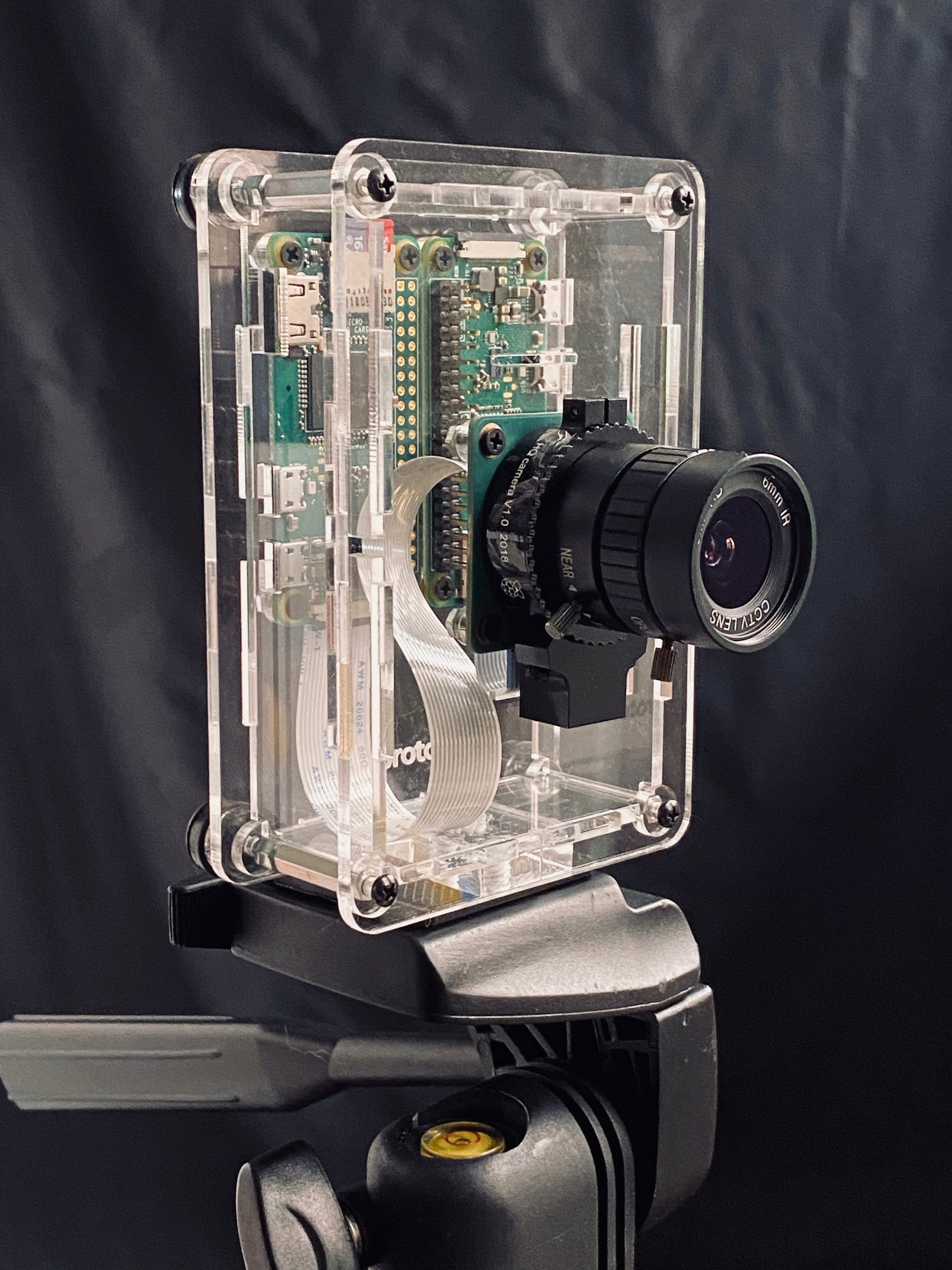 ProtoStax Camera Kit for Raspberry Pi High Quality Camera with ProtoStax Enclosure for Raspberry Pi Zero