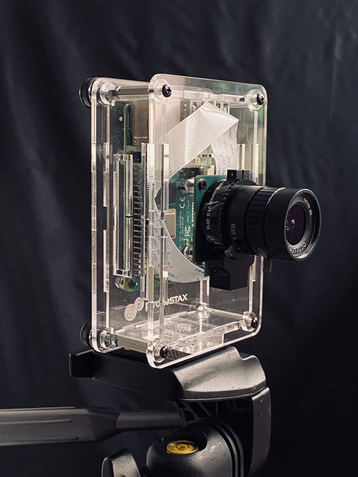 ProtoStax Camera Kit for Raspberry Pi High Quality Camera with ProtoStax Enclosure for Raspberry Pi B+/ Model 4B